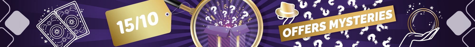 PROMO MYSTERE - 1 article offert en bon d'achat pour 5 achetés